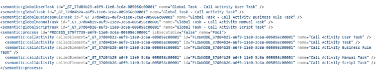 Global tasks